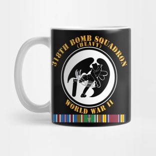 318th Bomb Squadron - WWII w EUR SVC Mug